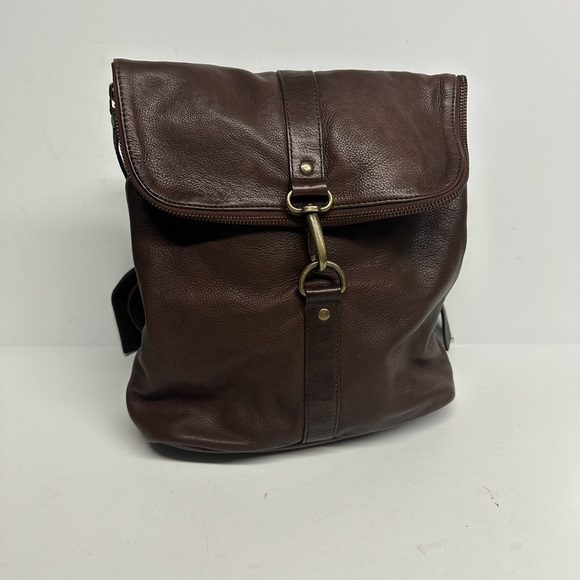 FATFACE Brown Mia Multifunctional Leather Backpack main image 5